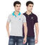 Duke Stardust Men Polo Neck Solid T-Shirt Combo(WSDVP105)