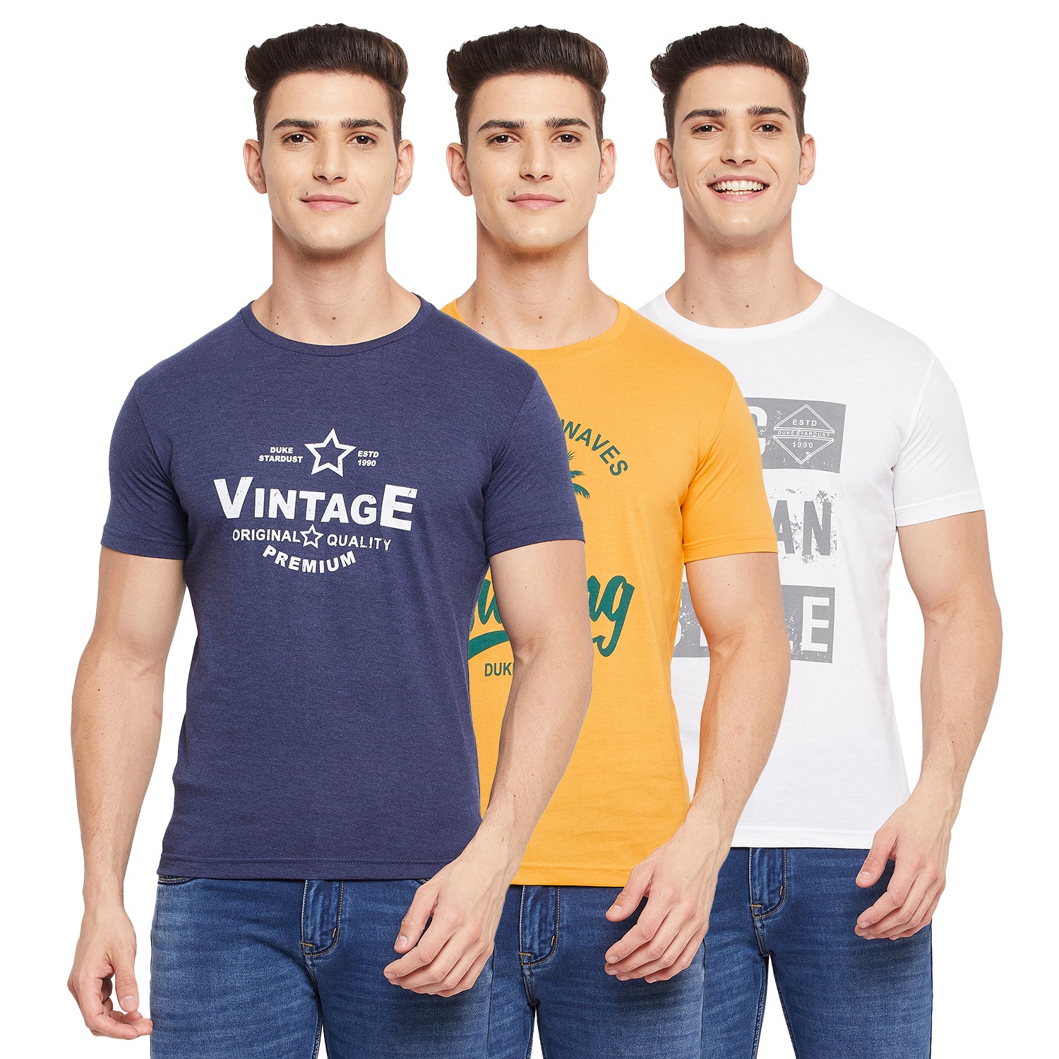 Duke Urban Men Half Sleeve Cotton T-shirt (SDVP38)