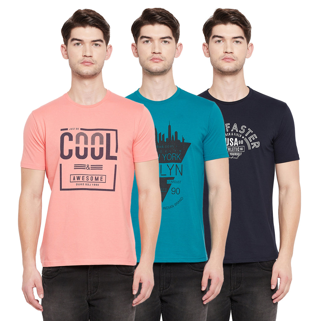 Duke Urban Men Half Sleeve Cotton T-shirt (SDVP38)