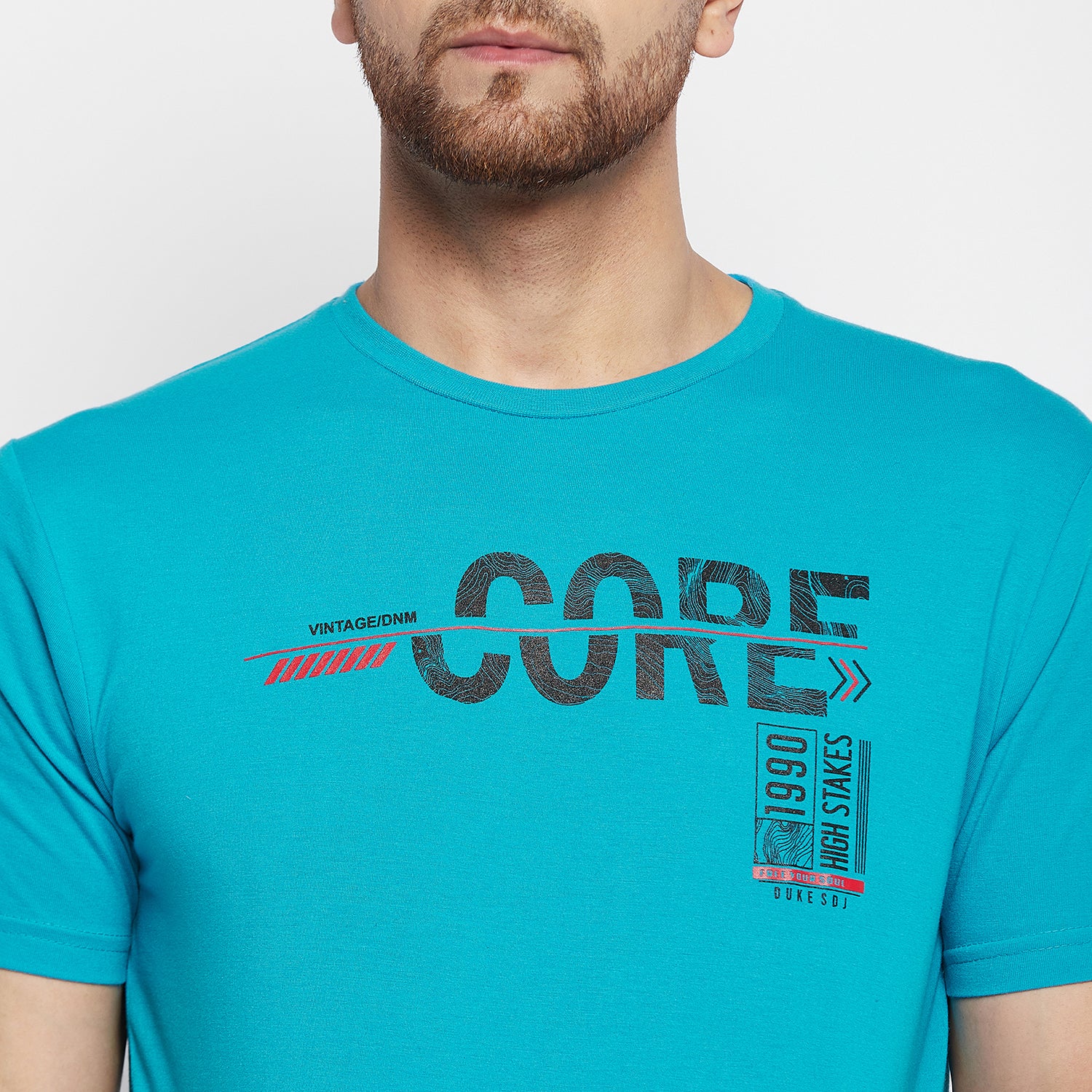 Duke Urban Men Half Sleeve Cotton T-shirt (ONSDVP39)