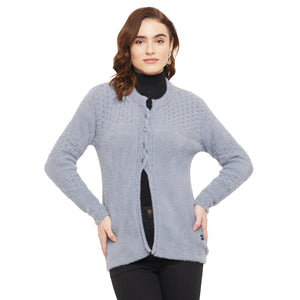 Duke Stardust Women Solid Cardigan (SDS9721)