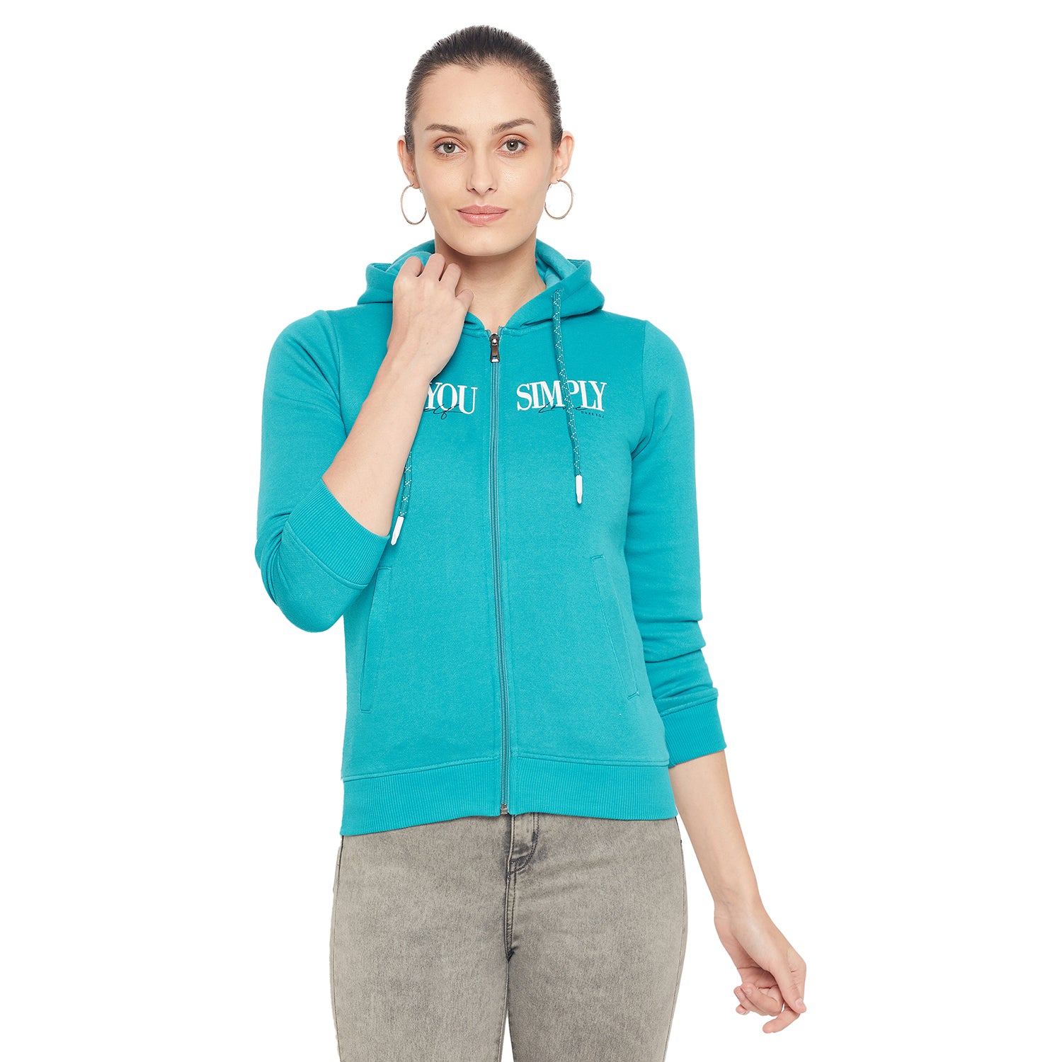 Duke Urban Women Full Sleeve Hooded Sweatshirt (LFX736)