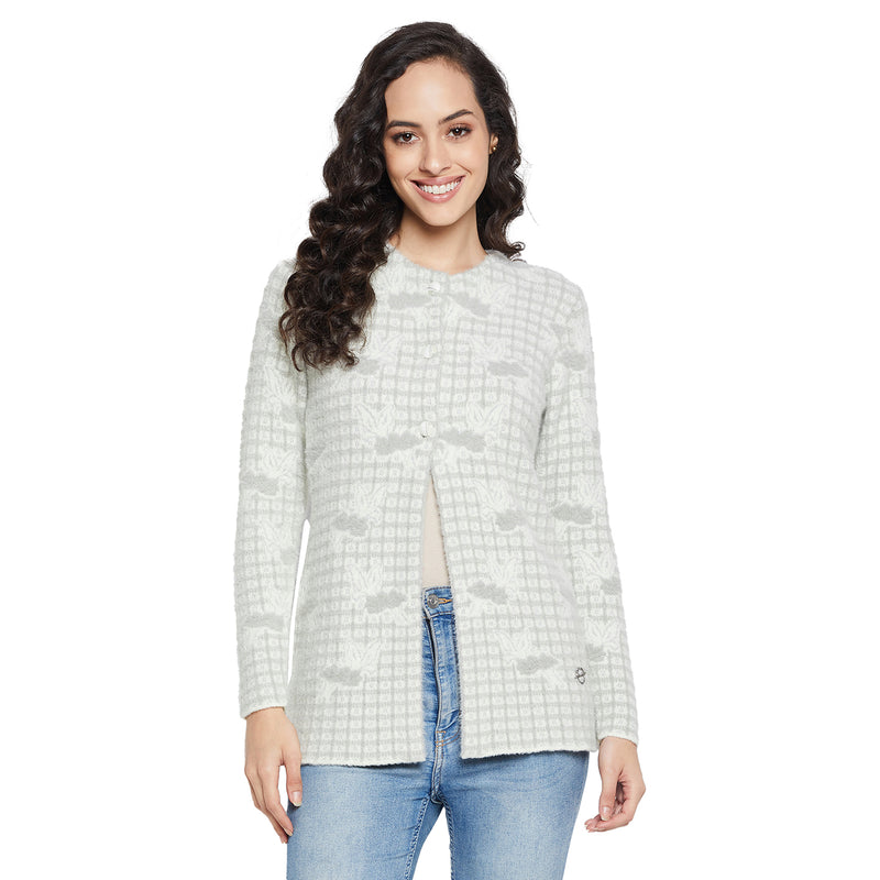 Duke Urban Women Full sleeve Round Neck Cardigan (SDS1055)