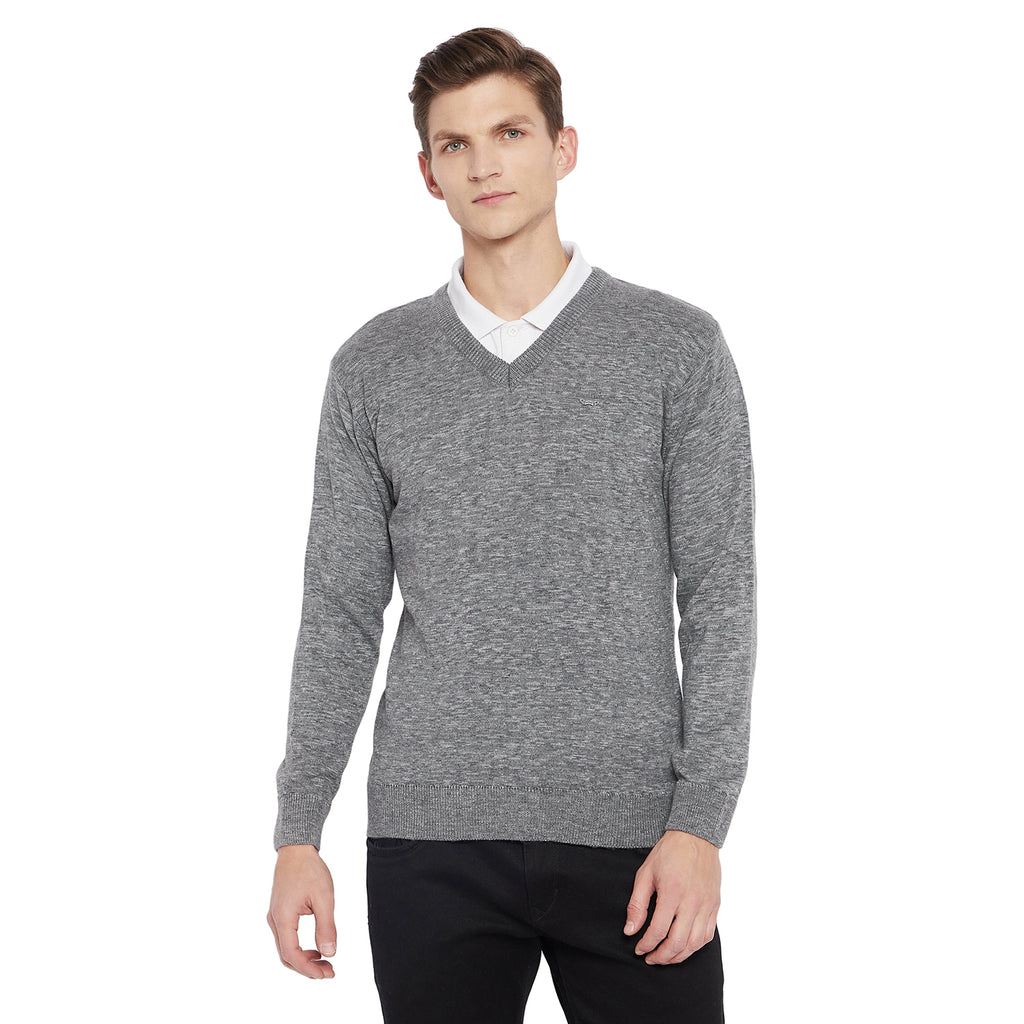 Duke Stardust Men Full Sleeve V Neck Sweater (SDS579)