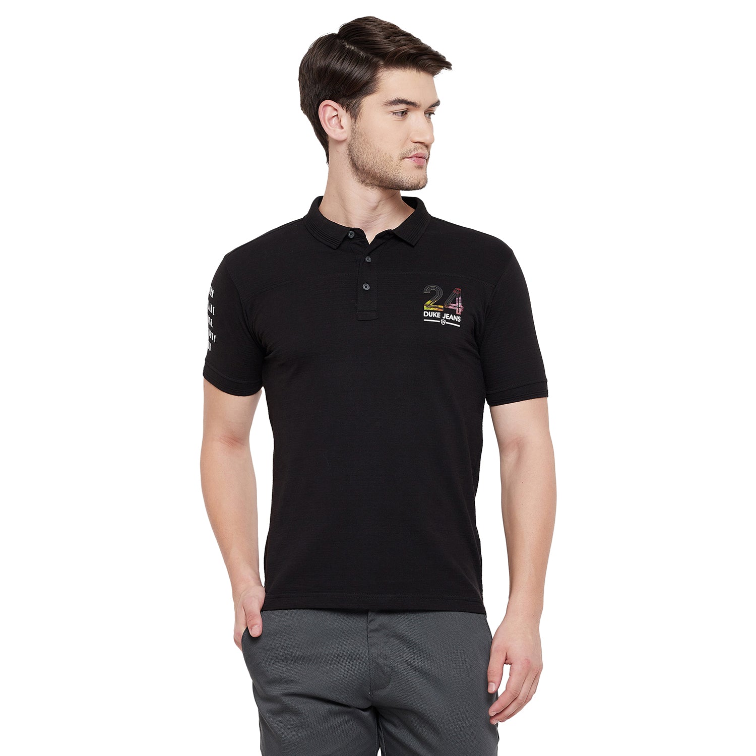 Duke Stardust Men Half Sleeve Cotton T-shirt (LQ4531)