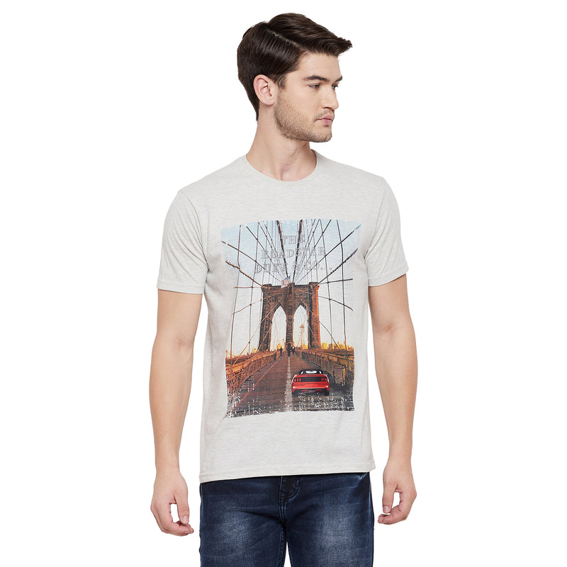 Duke Urban Men Half Sleeve Cotton T-shirt (LF5254)