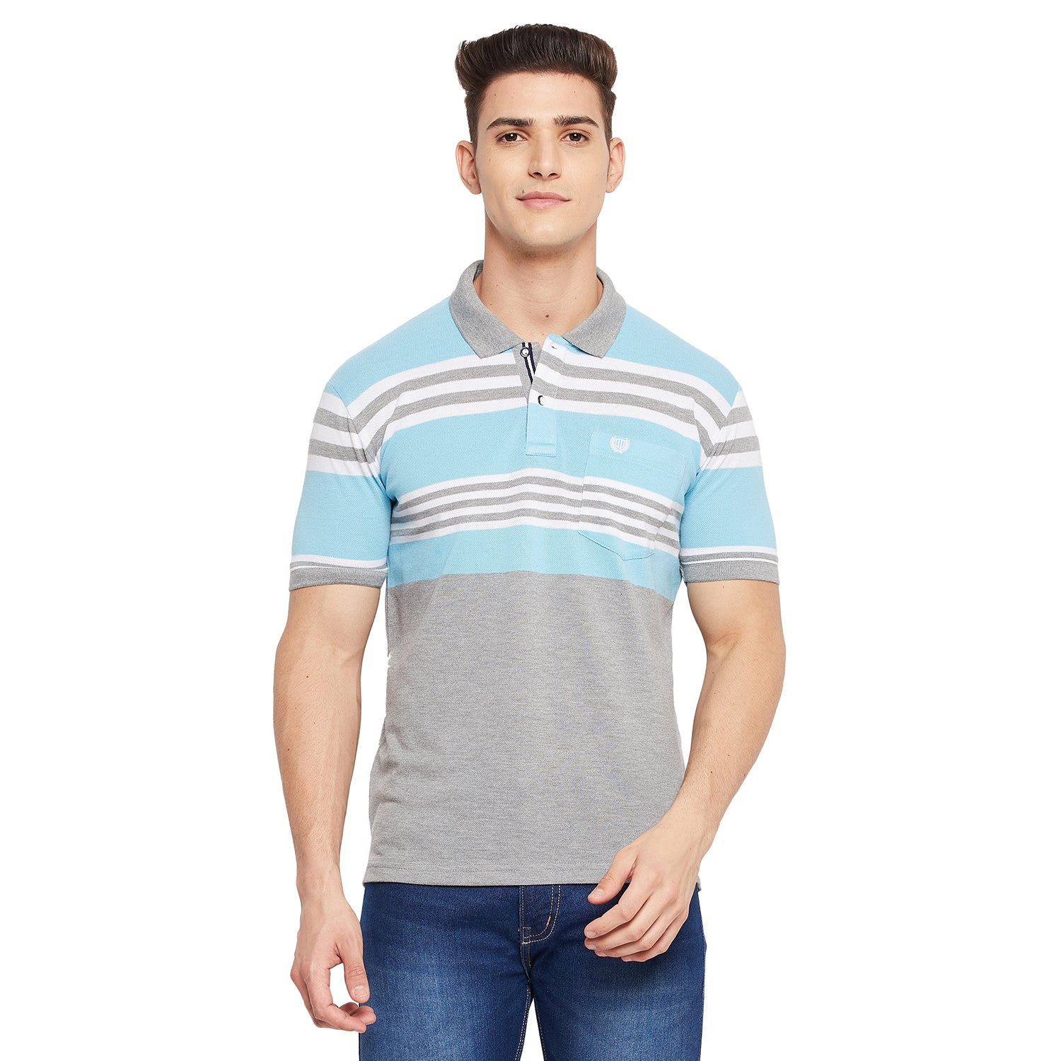 Duke Stardust Men Half Sleeve Cotton T-shirt (LF5341)