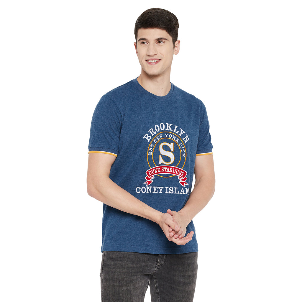 Duke Stardust Men Half Sleeve Cotton T-shirt (LF5240)