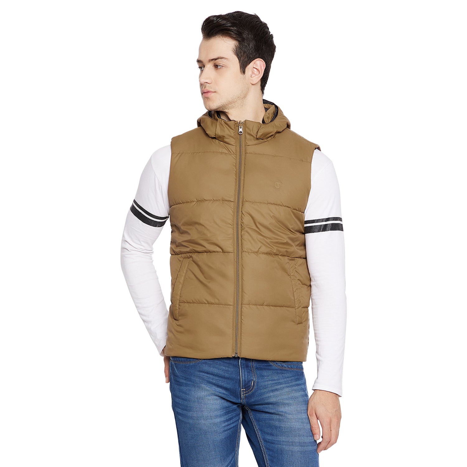 Duke Urban Men Sleeveless Reversible Jacket (SDZ908)