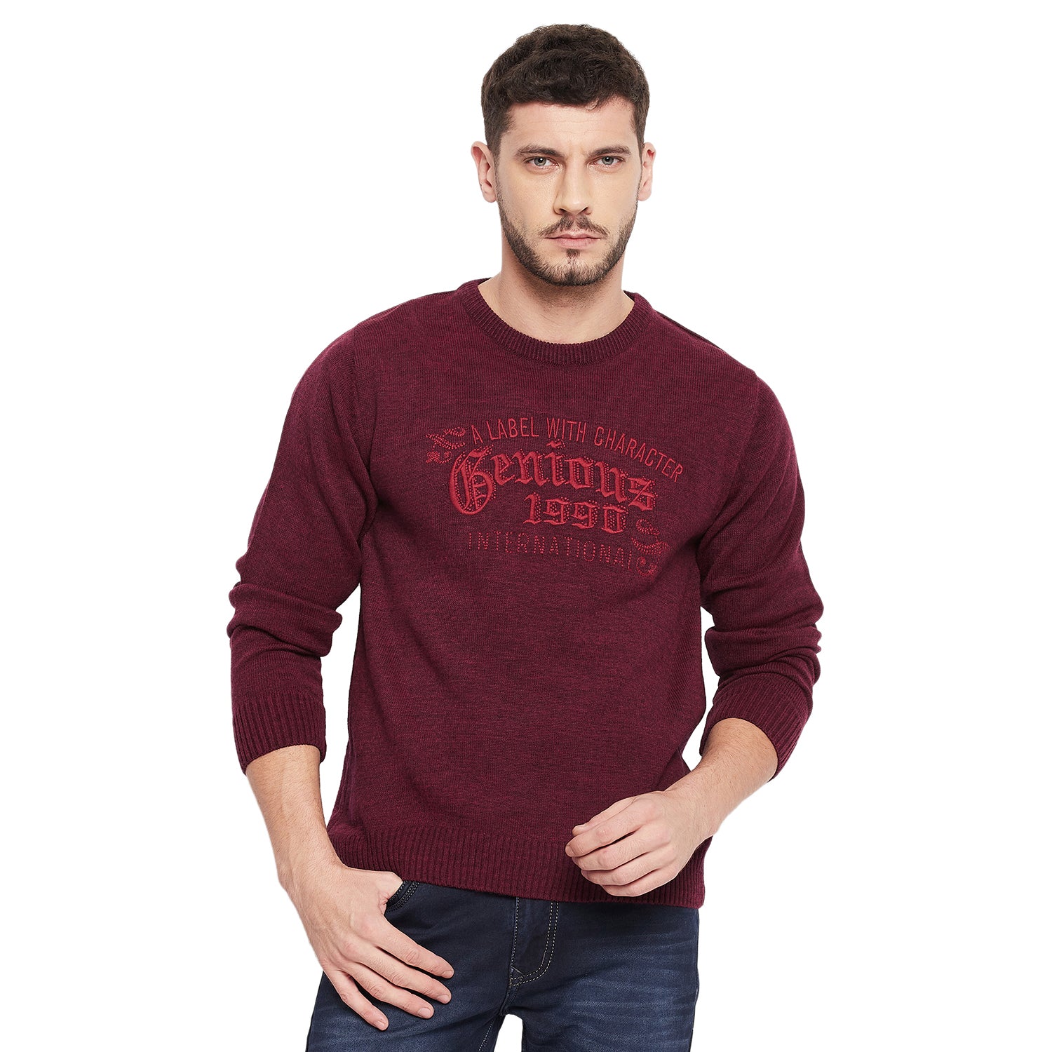 Duke Urban Men Full Sleeve Round Neck Sweater (SDS2022)