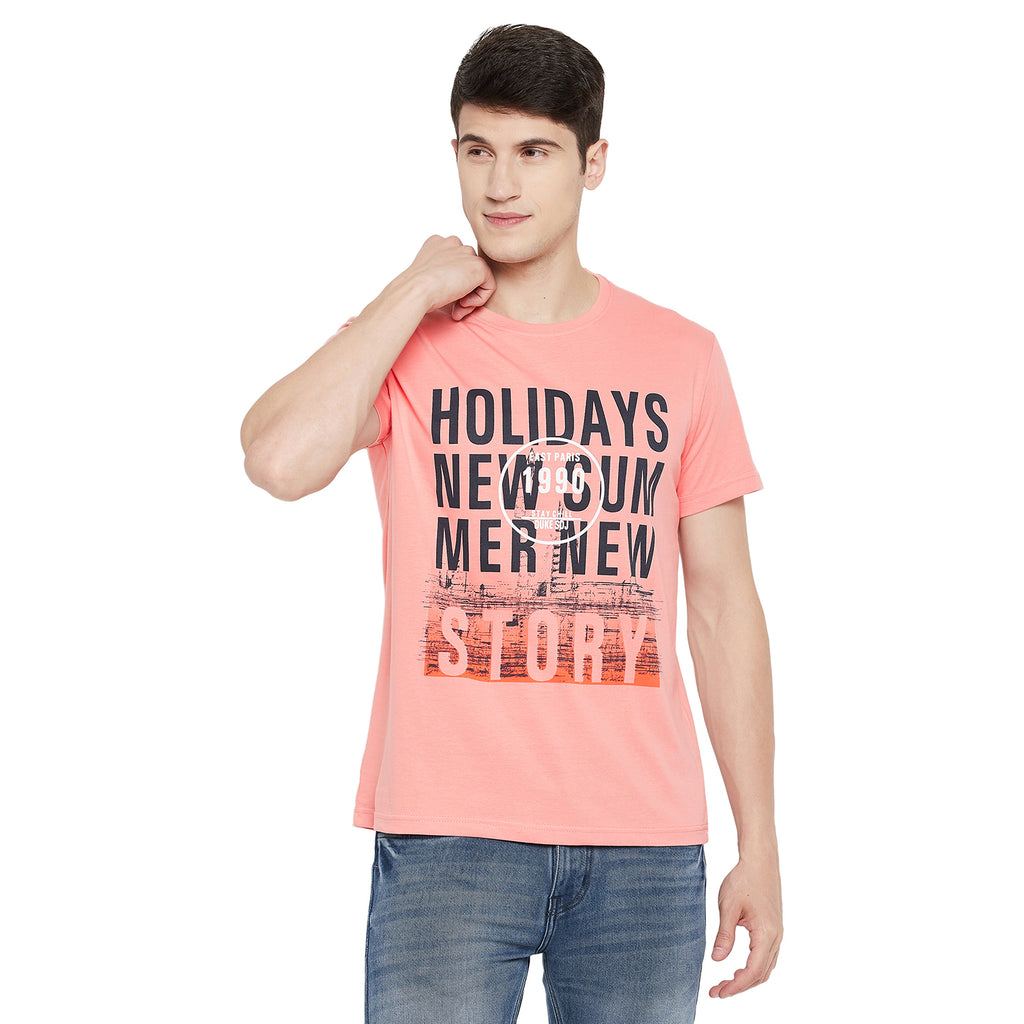 Duke Stardust Men Half Sleeve Cotton T-shirt (LF5287)
