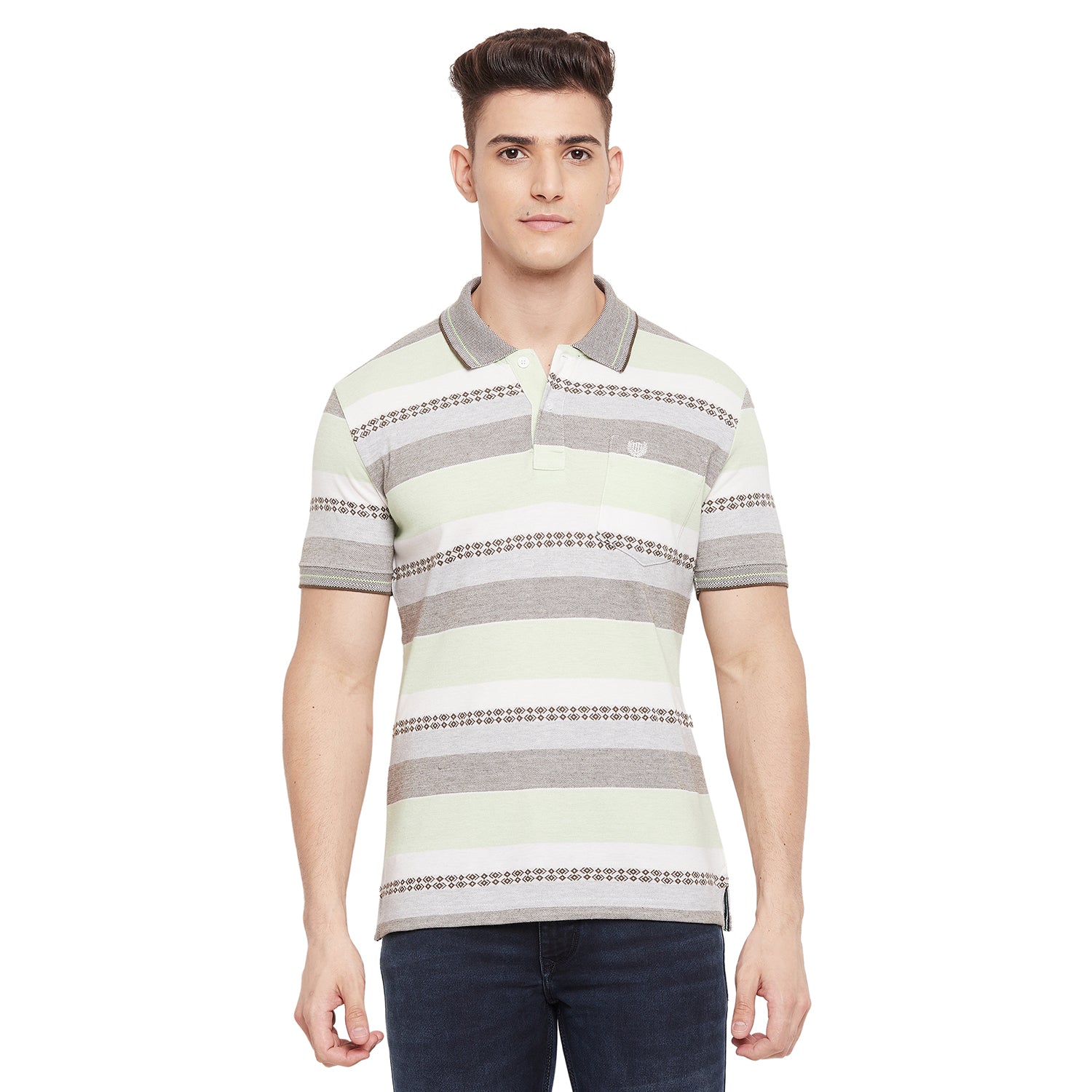 Duke Stardust Men Half Sleeve Cotton T-shirt (LF5394)
