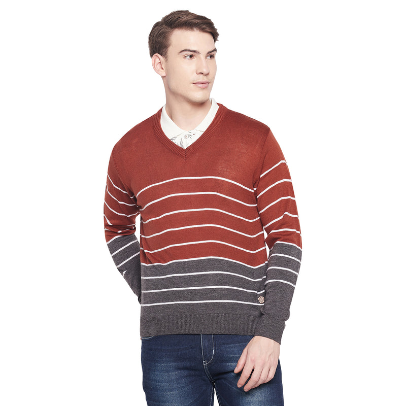 Duke Urban Men Full Sleeve V Neck Sweater (SDS8098)