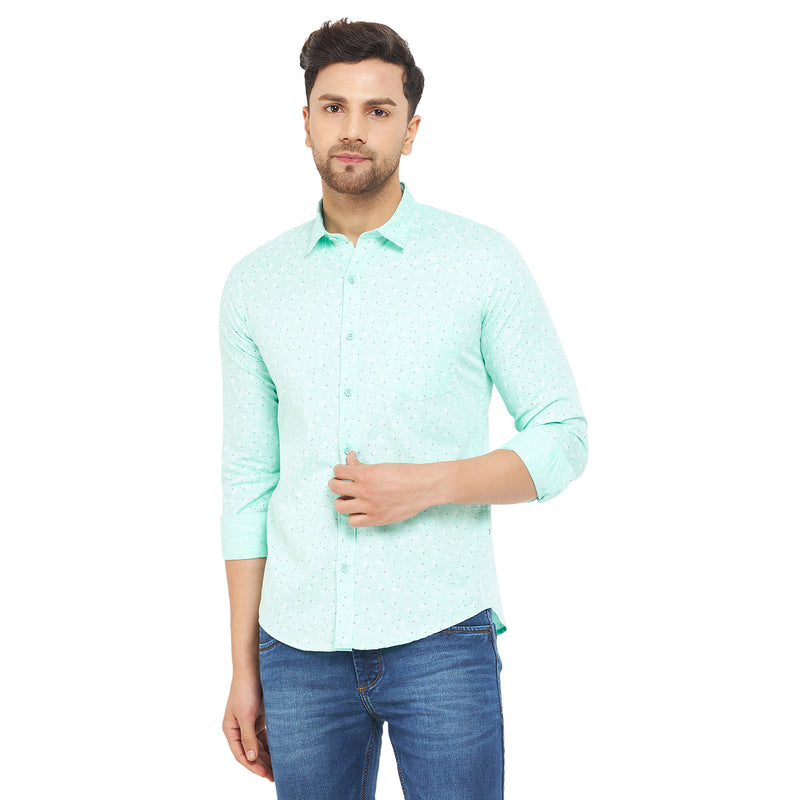 Duke Urban Men Full Sleeve Cotton Shirt (SDO7PRTG)