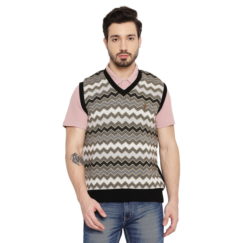 Duke Urban Men Sleeveless Reversible Sweater (SDS2036)