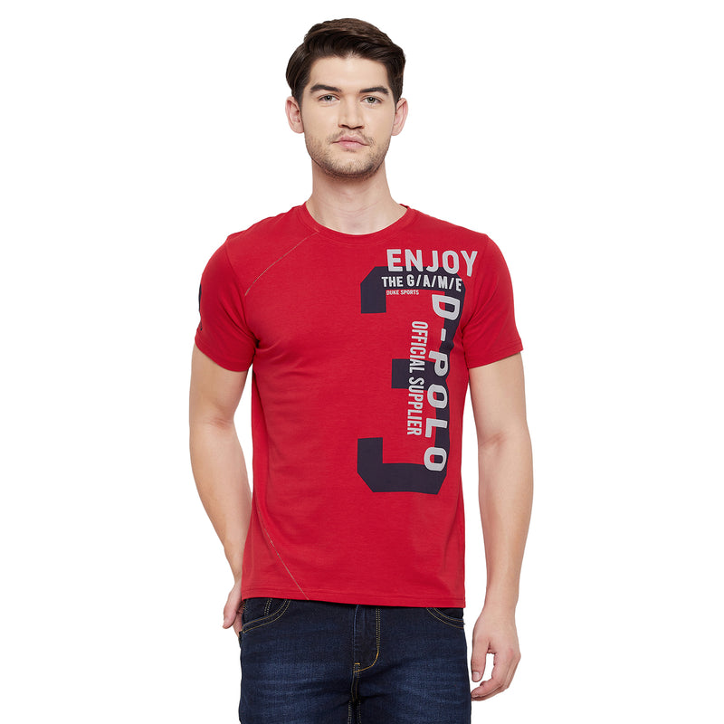 Duke Urban Men Half Sleeve Cotton T-shirt (LQ3927)