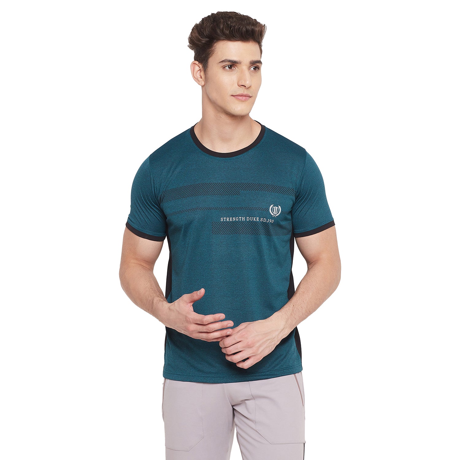 Duke Stardust Men Half Sleeve Sports T-shirt (GD1151)