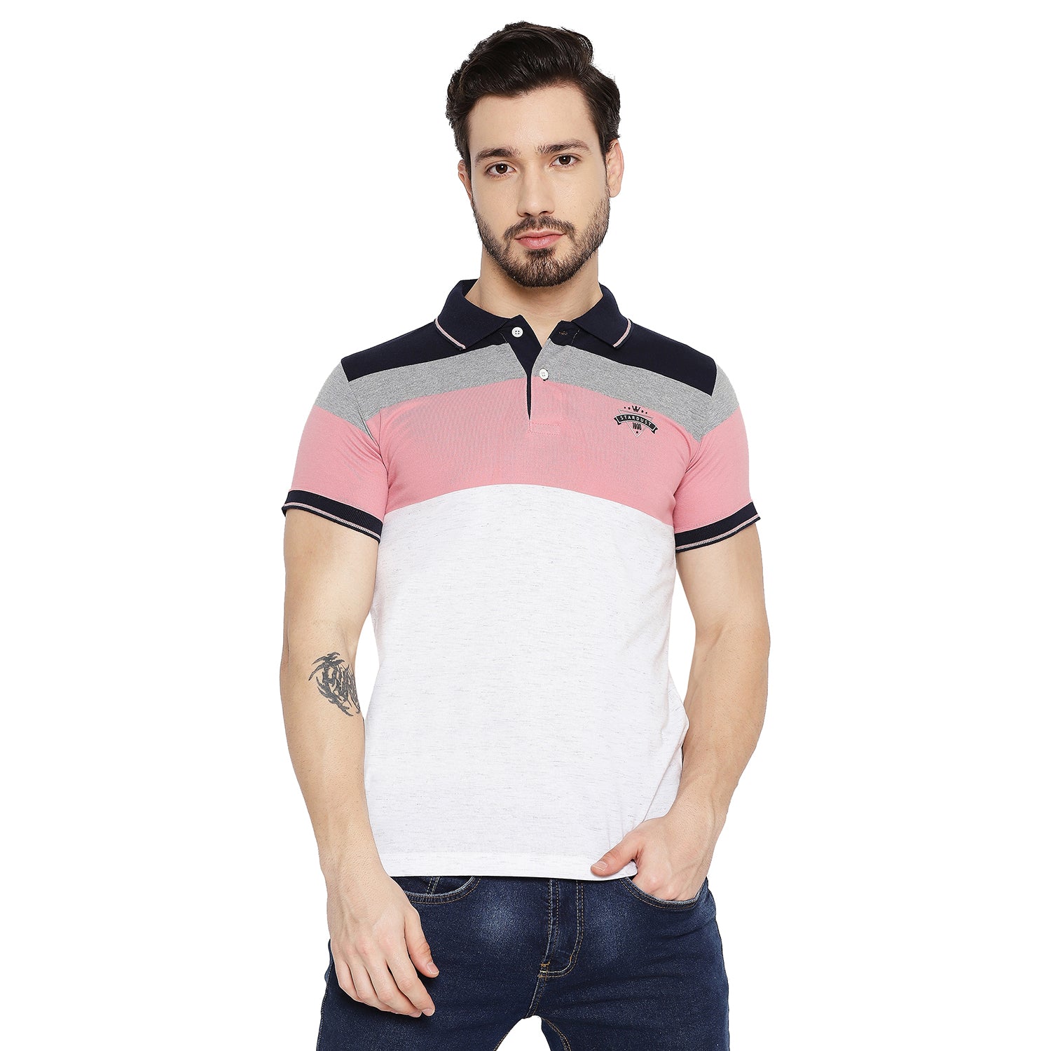 Duke Urban Men Half Sleeve Cotton T-shirt (LF5414)