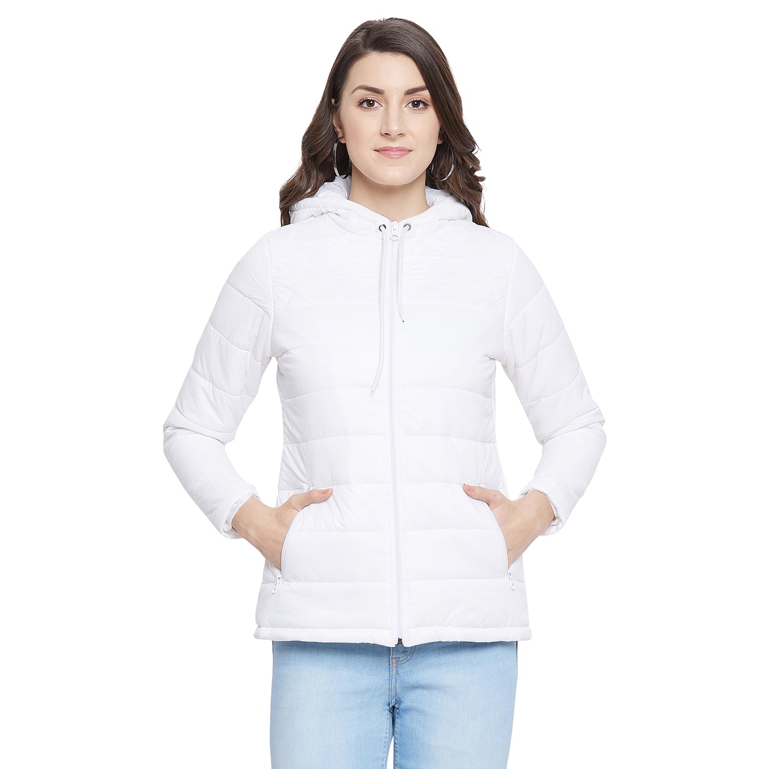 Duke Stardust Women Full Sleeve Quilted Jacket (SDZ6755)