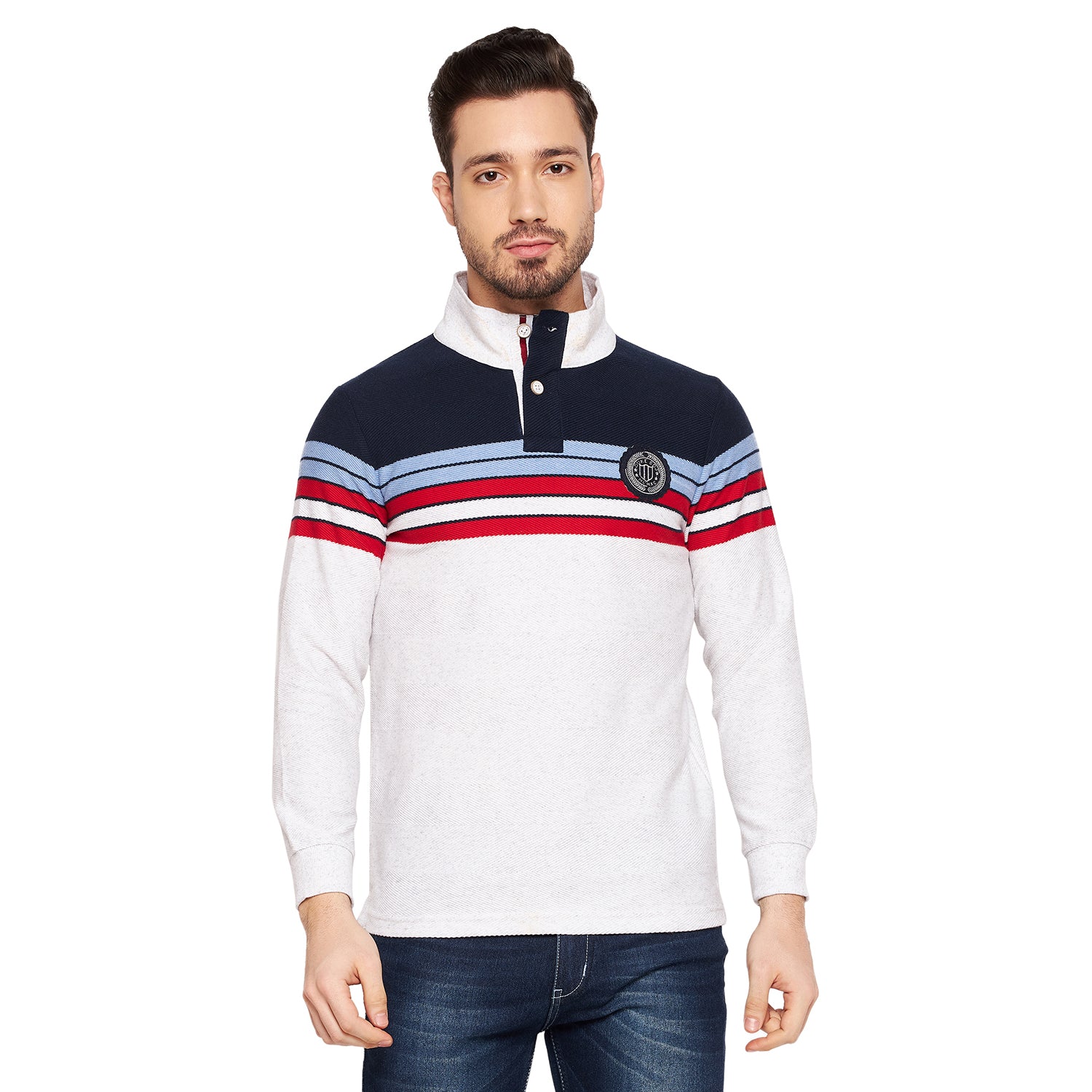 Duke Stardust Men Full Sleeve Cotton T-shirt (LF3954)