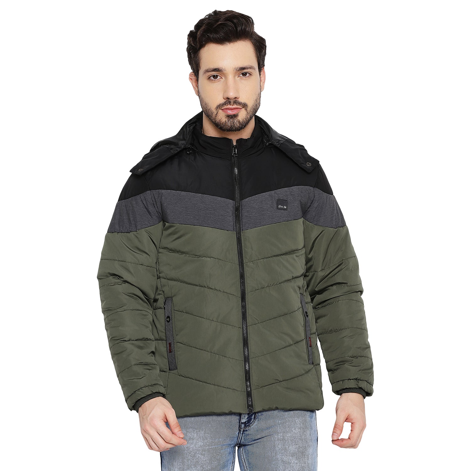 Duke Urban Men Full Sleeve Hooded Jacket (SDZ1068)