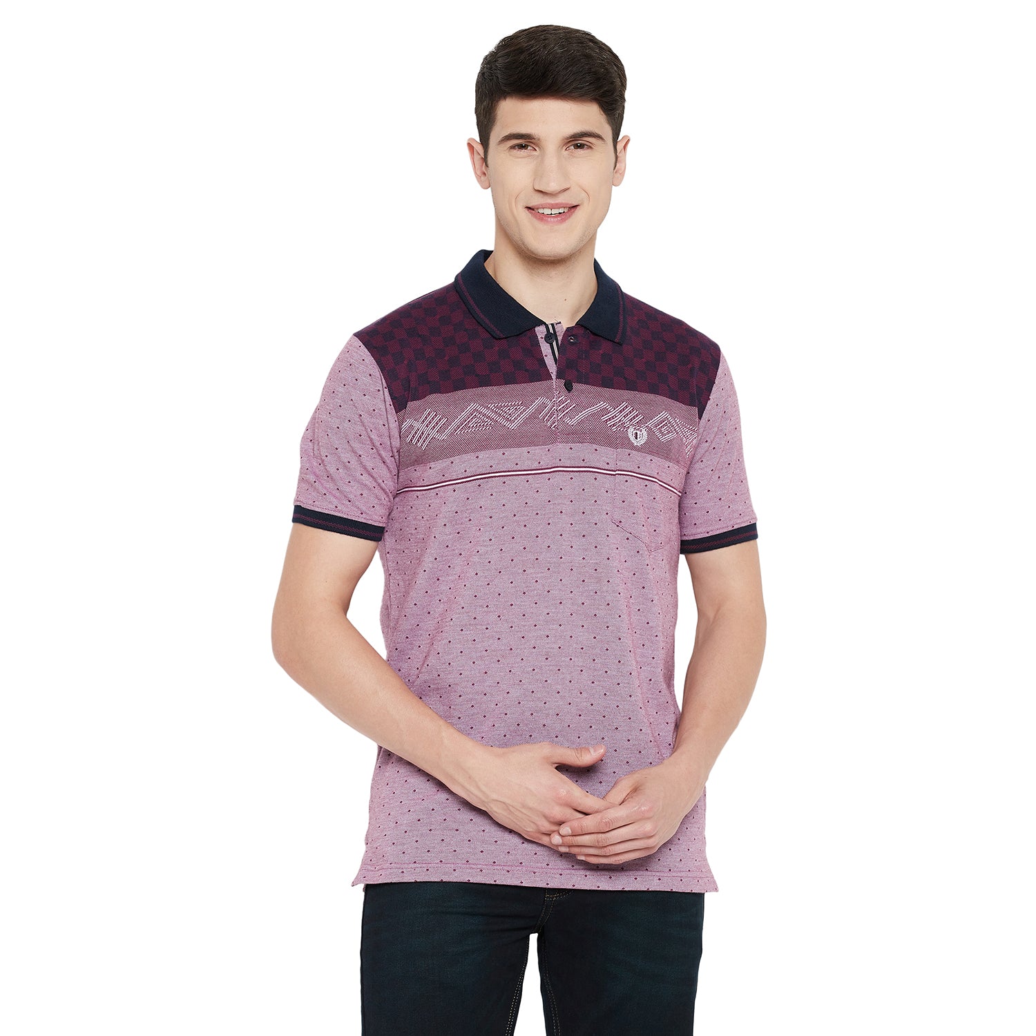 Duke Stardust Men Half Sleeve Cotton T-Shirt (LF5310)