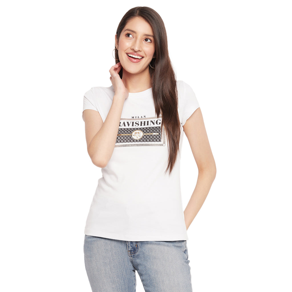 Duke Stardust Women Short Sleeve Round Neck Top (LFX893)