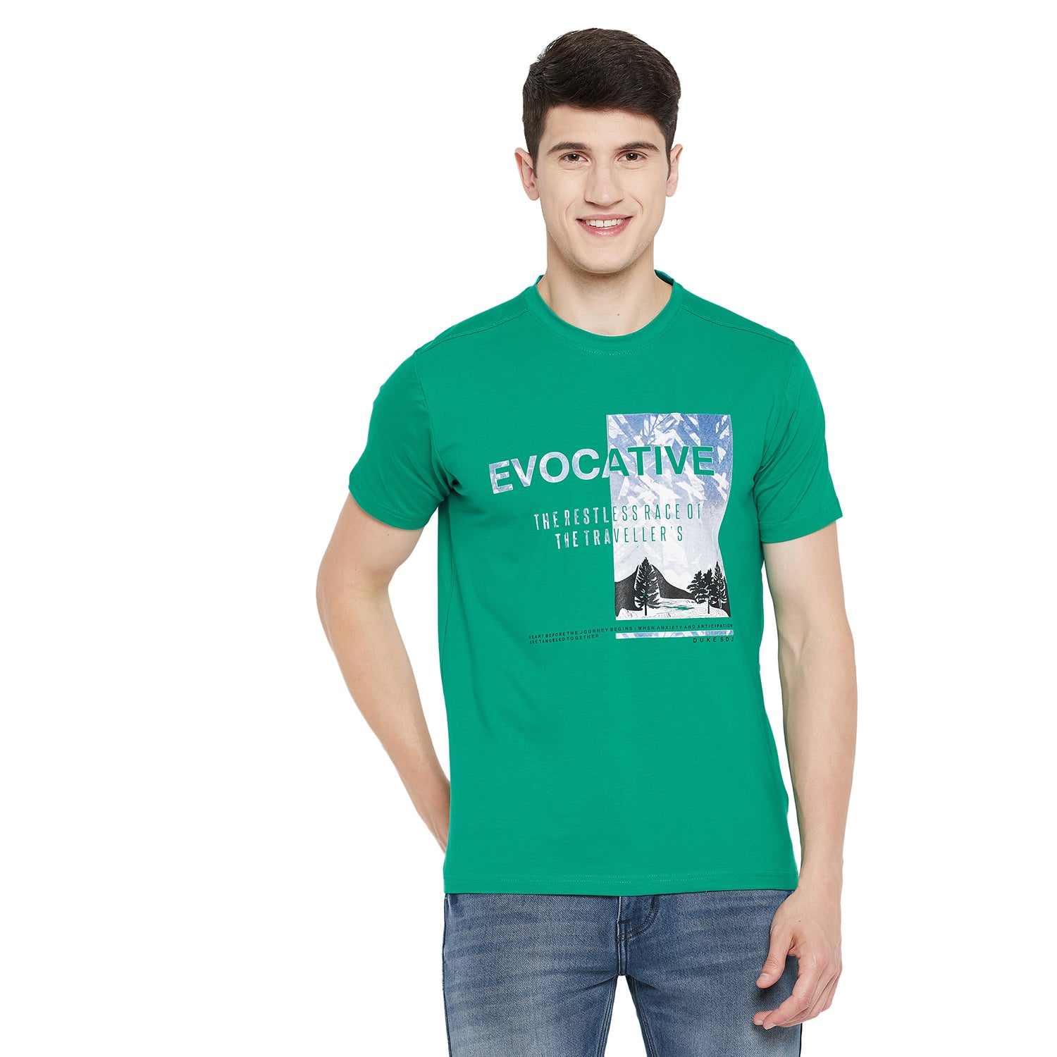 Duke Stardust Men Half Sleeve Cotton T-shirt (LF5250)
