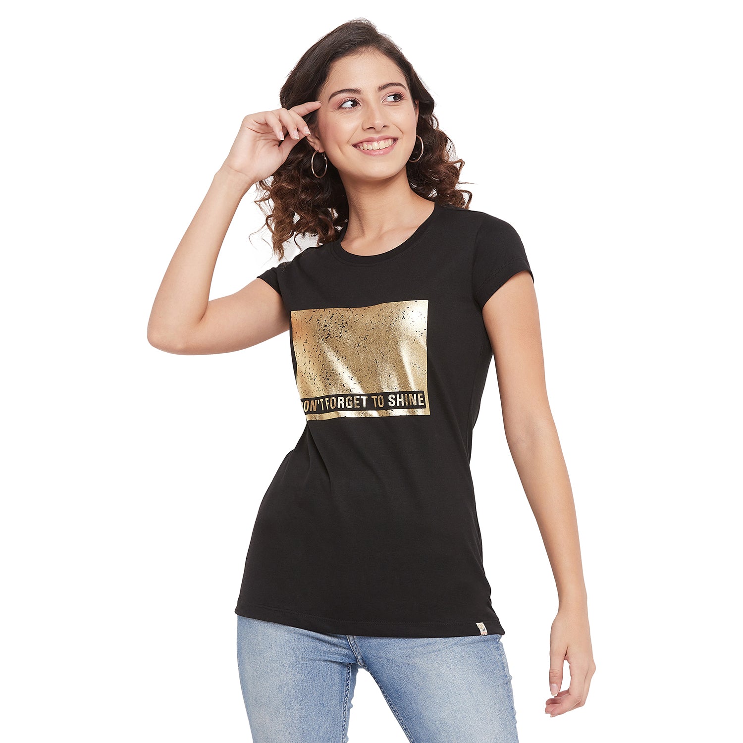 Duke Stardust Round Neck Lady Top (LFX121)