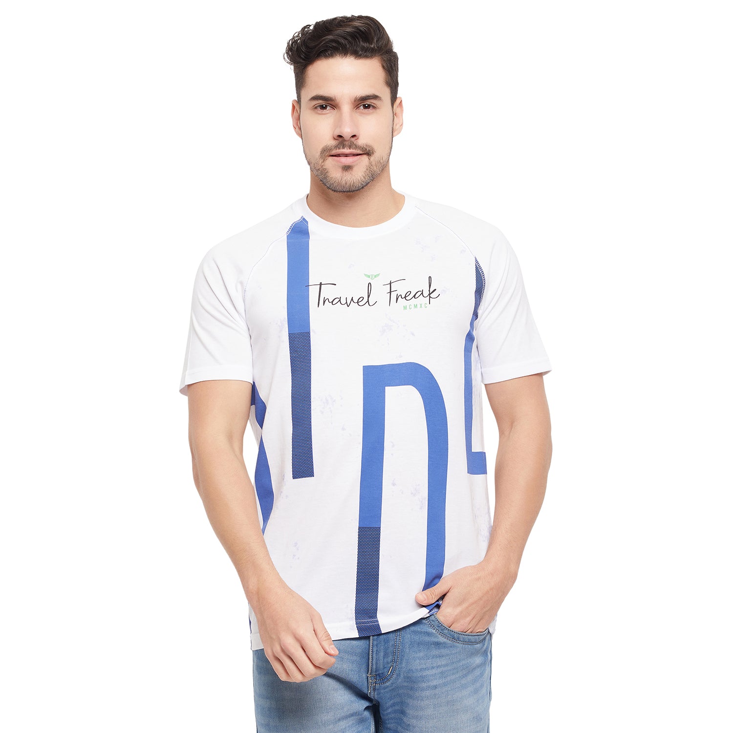 Duke Stardust Men Half Sleeve Cotton T-shirt (LF5826)
