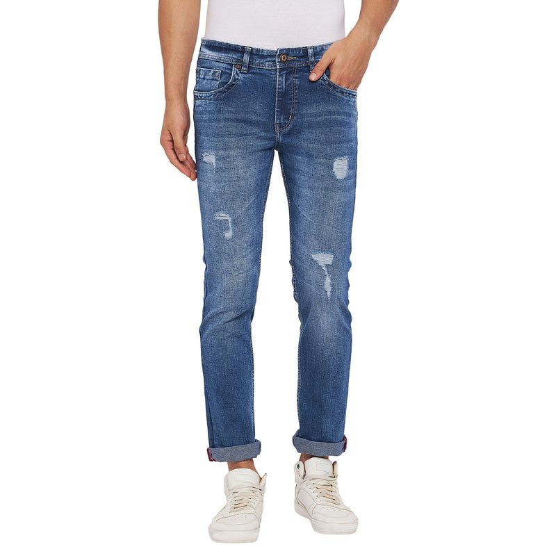 Duke Urban Men Slim Fit Stretchable Jeans (SDD5319)