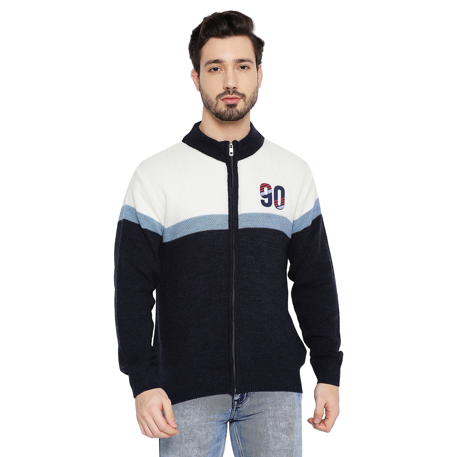 Duke Urban Men Full Sleeve Zipper Sweater (SDS2087)