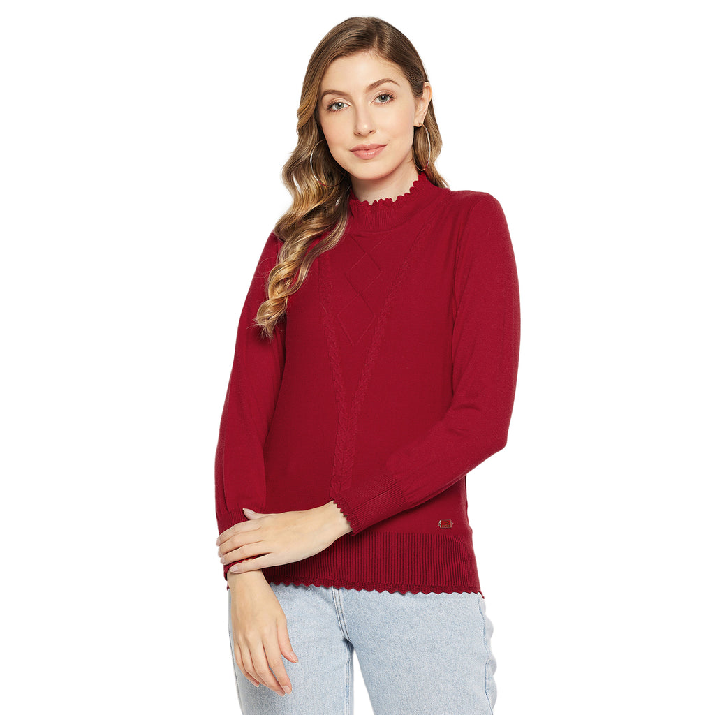 Duke Stardust Women Full Sleeve Sweater (SDS900)