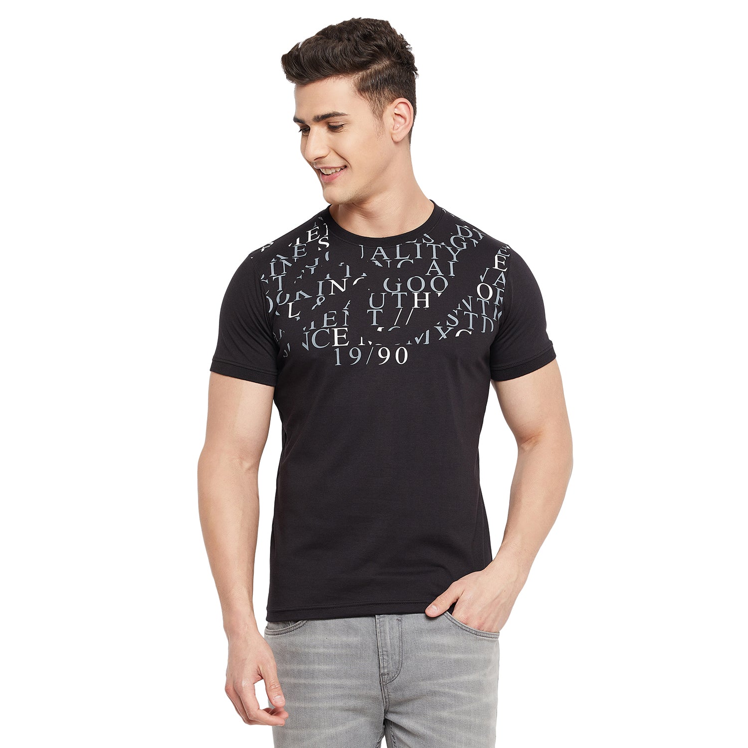 Duke Urban Men Half Sleeve Cotton T-Shirt (LF5205)