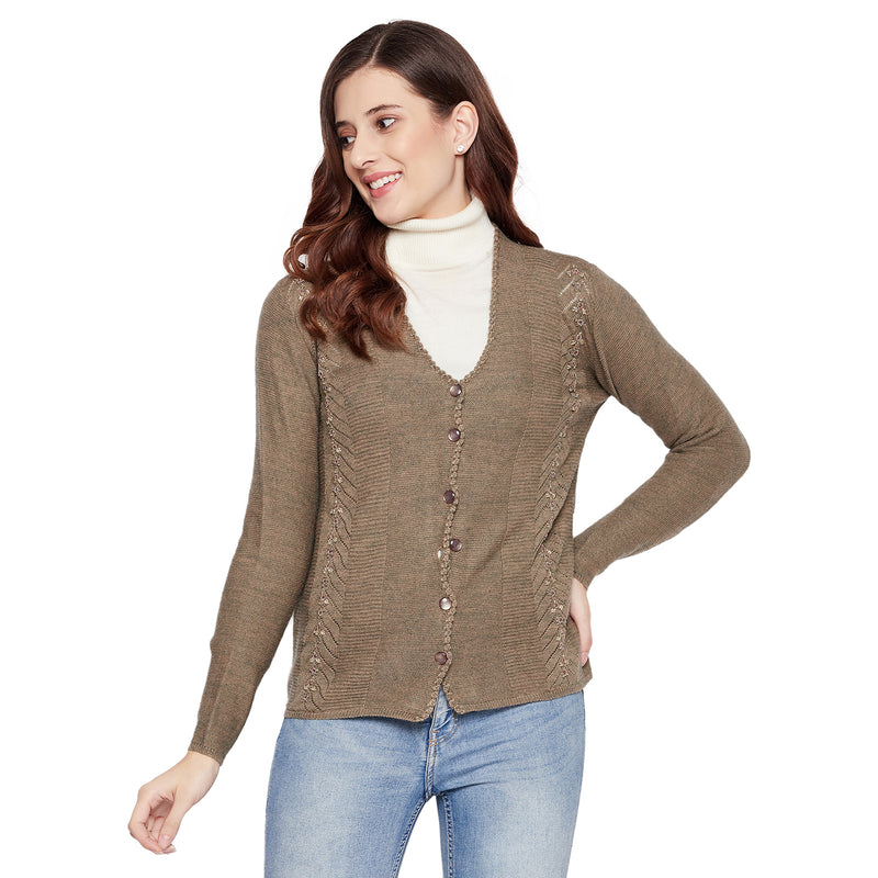 Duke Urban Women Full Sleeve Cardigan (SDS9597)
