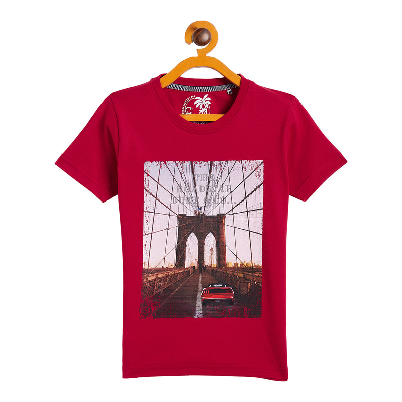 Duke Urban Boys Half Sleeve Cotton T-shirt (LF612)