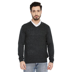 Duke Stardust Men Full Sleeve V Neck Sweater (SDS2048)