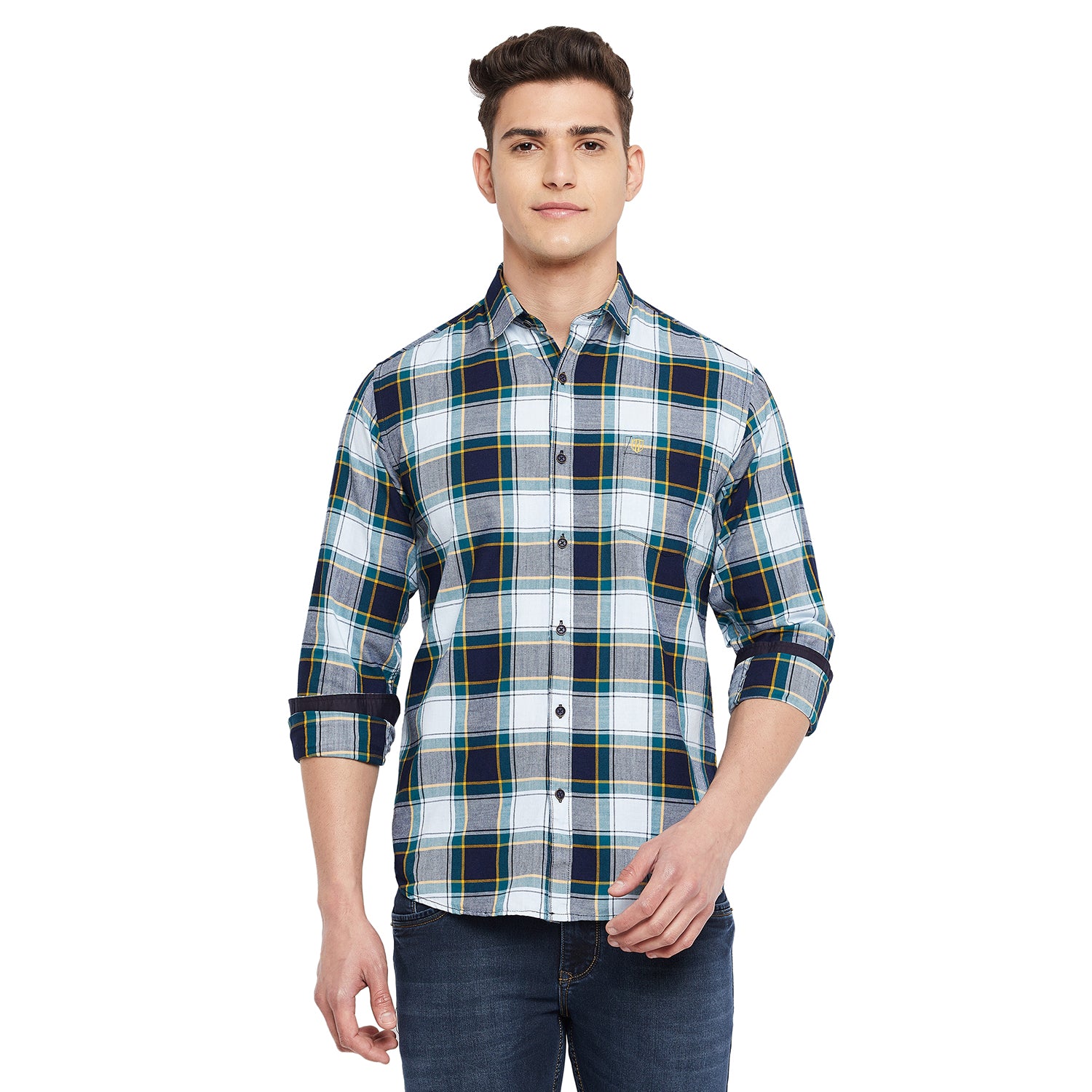 Duke Urban Men Full Sleeve  Cotton Shirt (SDO5CKI)