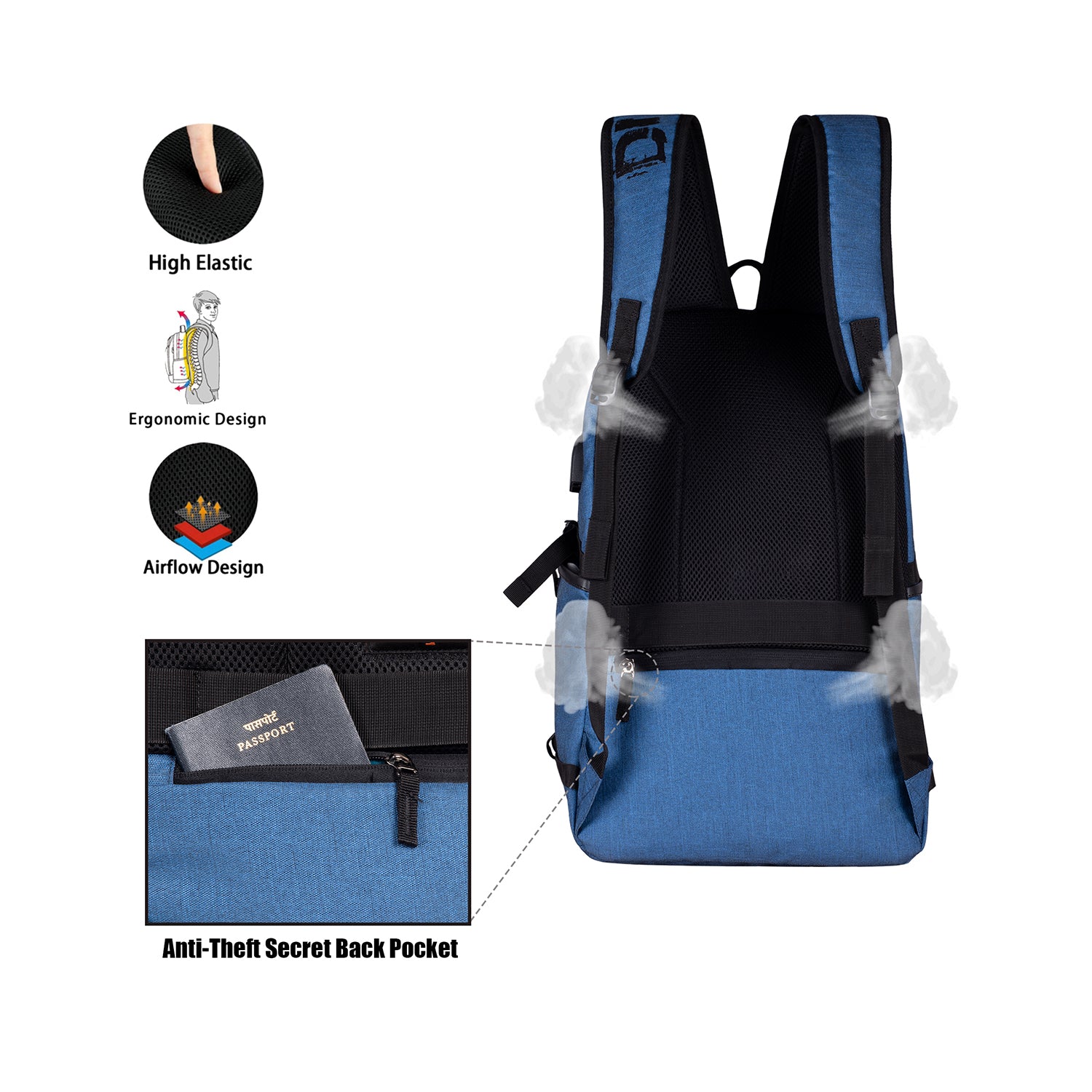 Duke Unisex Laptop Backpack (ED-102)