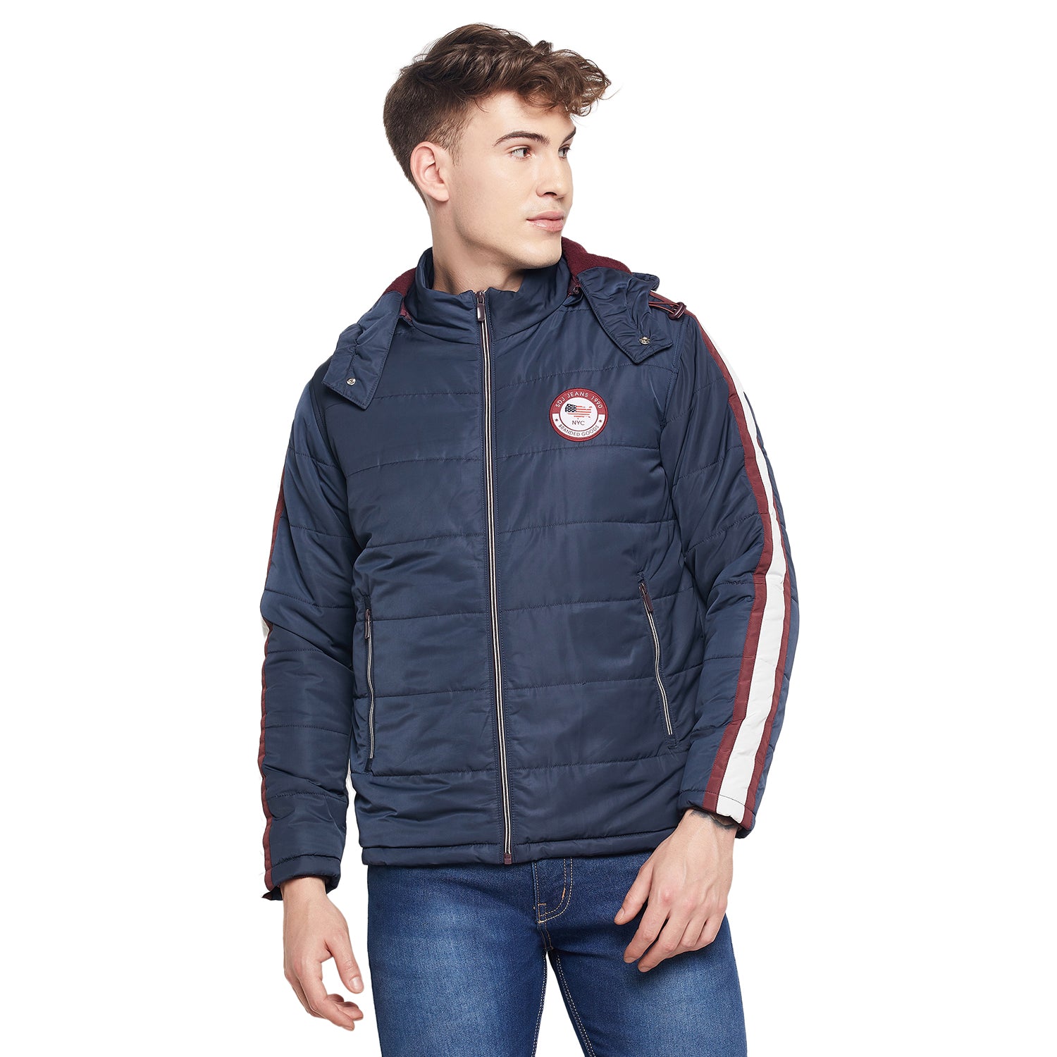Duke Urban Men Full Sleeve Hooded Jacket (SDZ850)