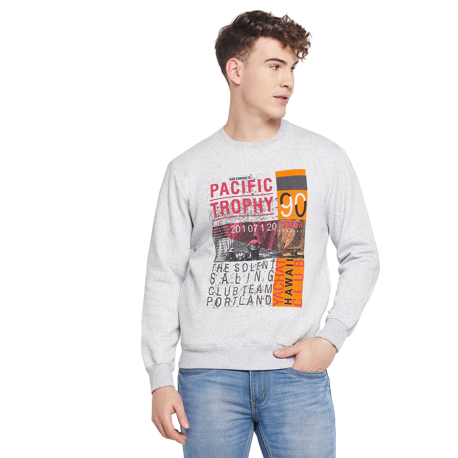 Duke Urban Men Round Neck Sweatshirt (LF3858)
