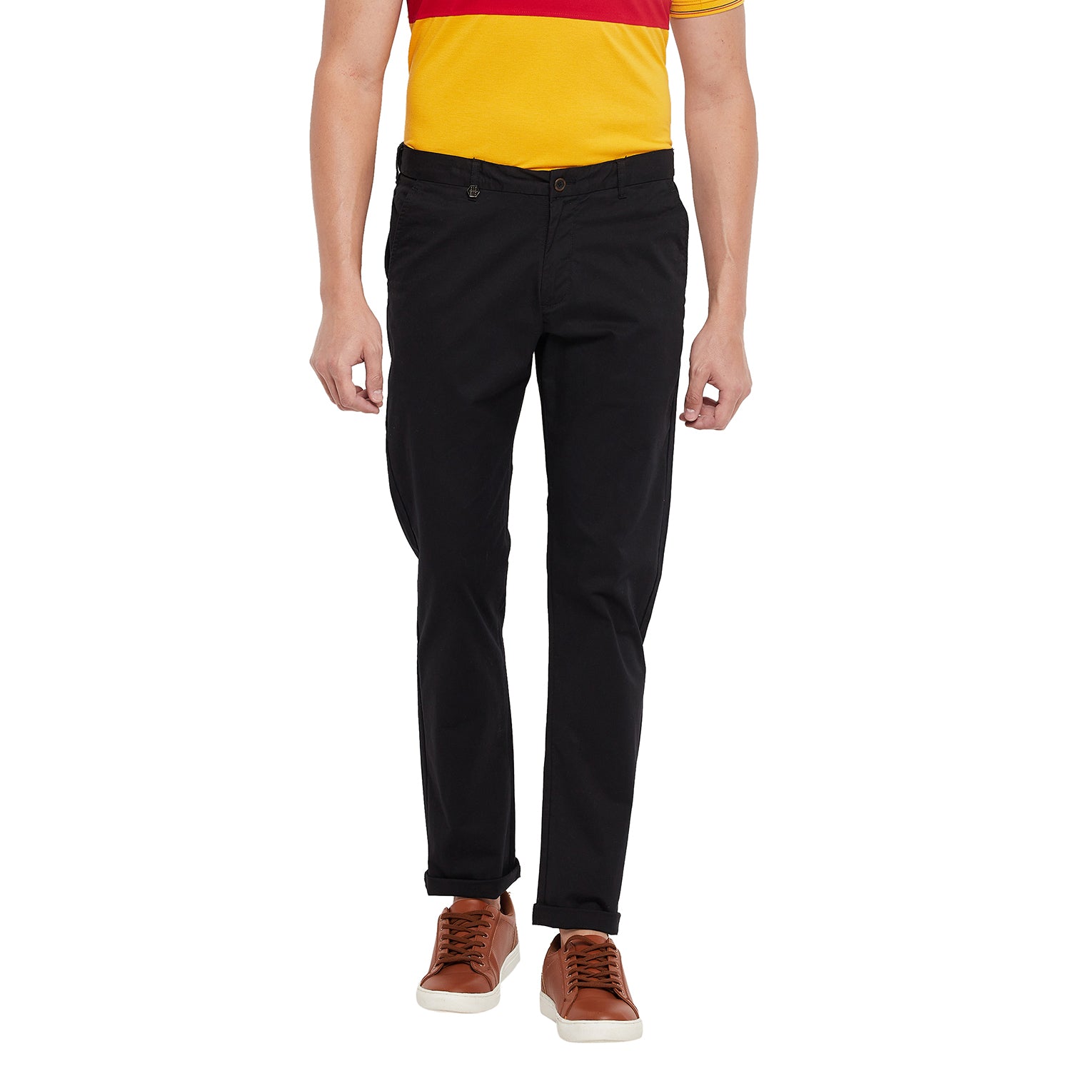 Duke Urban Men Expendable Waist Slim Fit Trousers (SDT4513E)
