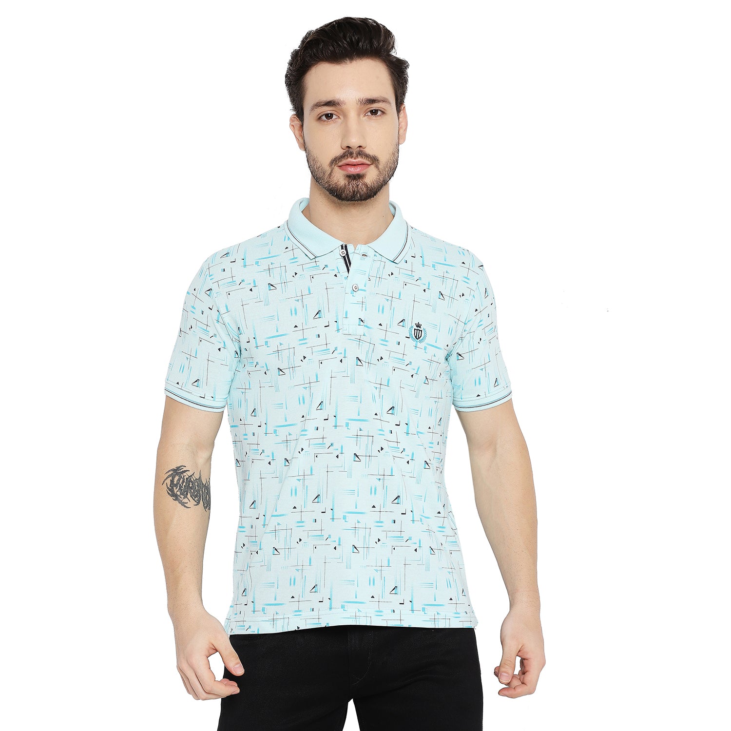 Duke Urban Men Half Sleeve Cotton T-shirt (LF5477)