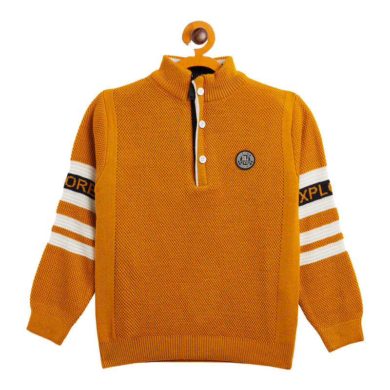 Duke Urban Boys Full Sleeve Button Placket Sweater (SDS3607)