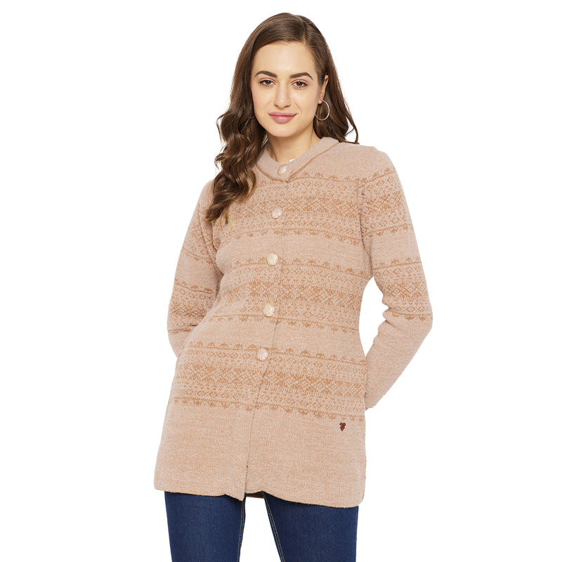 Duke Urban Women Full Sleeve Long Cardigan (SDS9645)