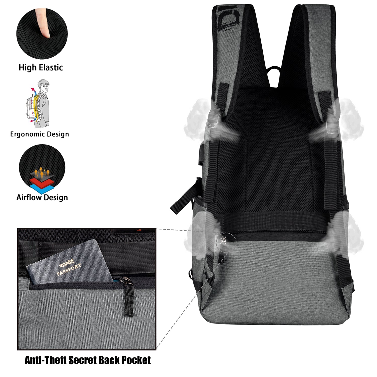 Duke Unisex Laptop Backpack (ED-102)