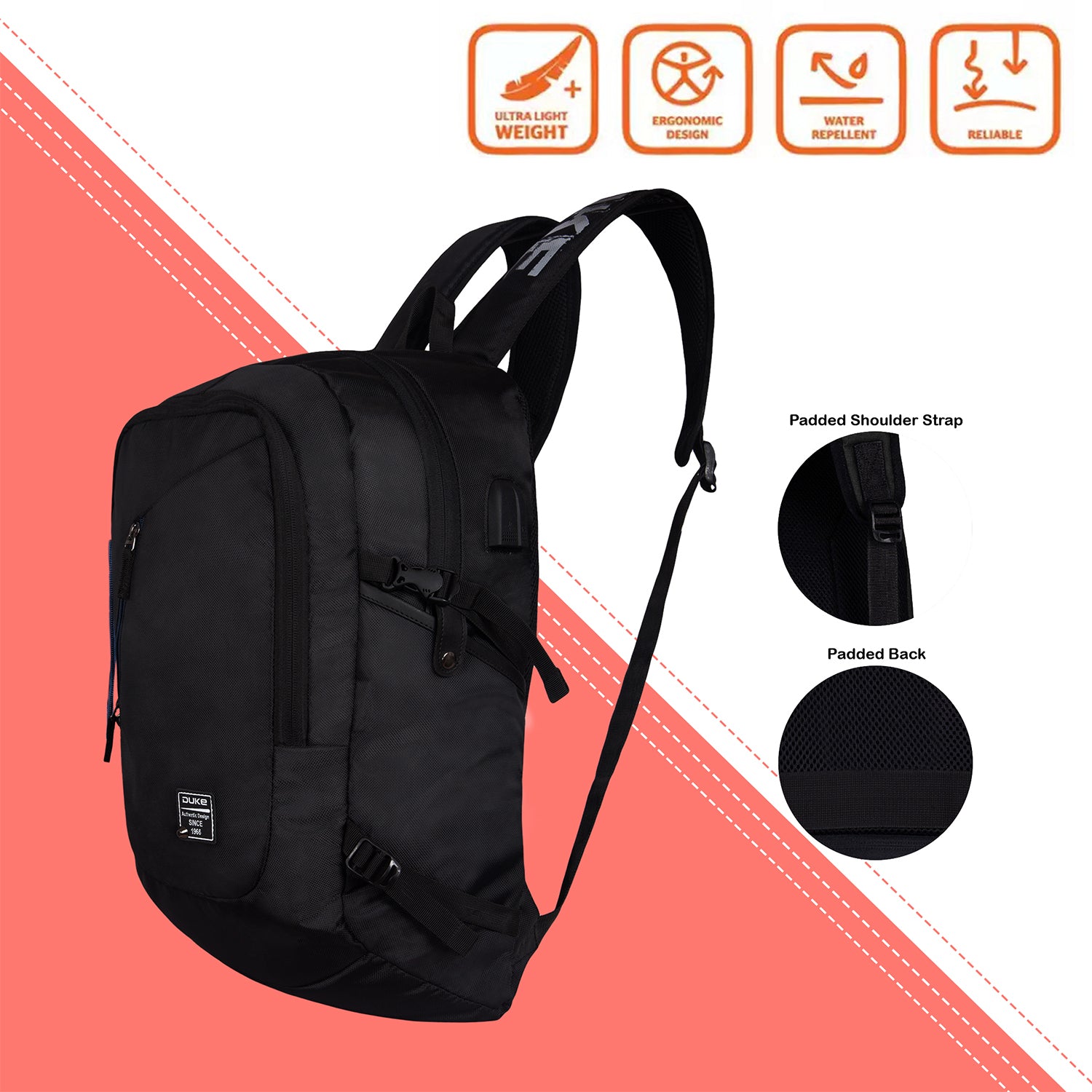 Duke Unisex Laptop Backpack (ED-102)