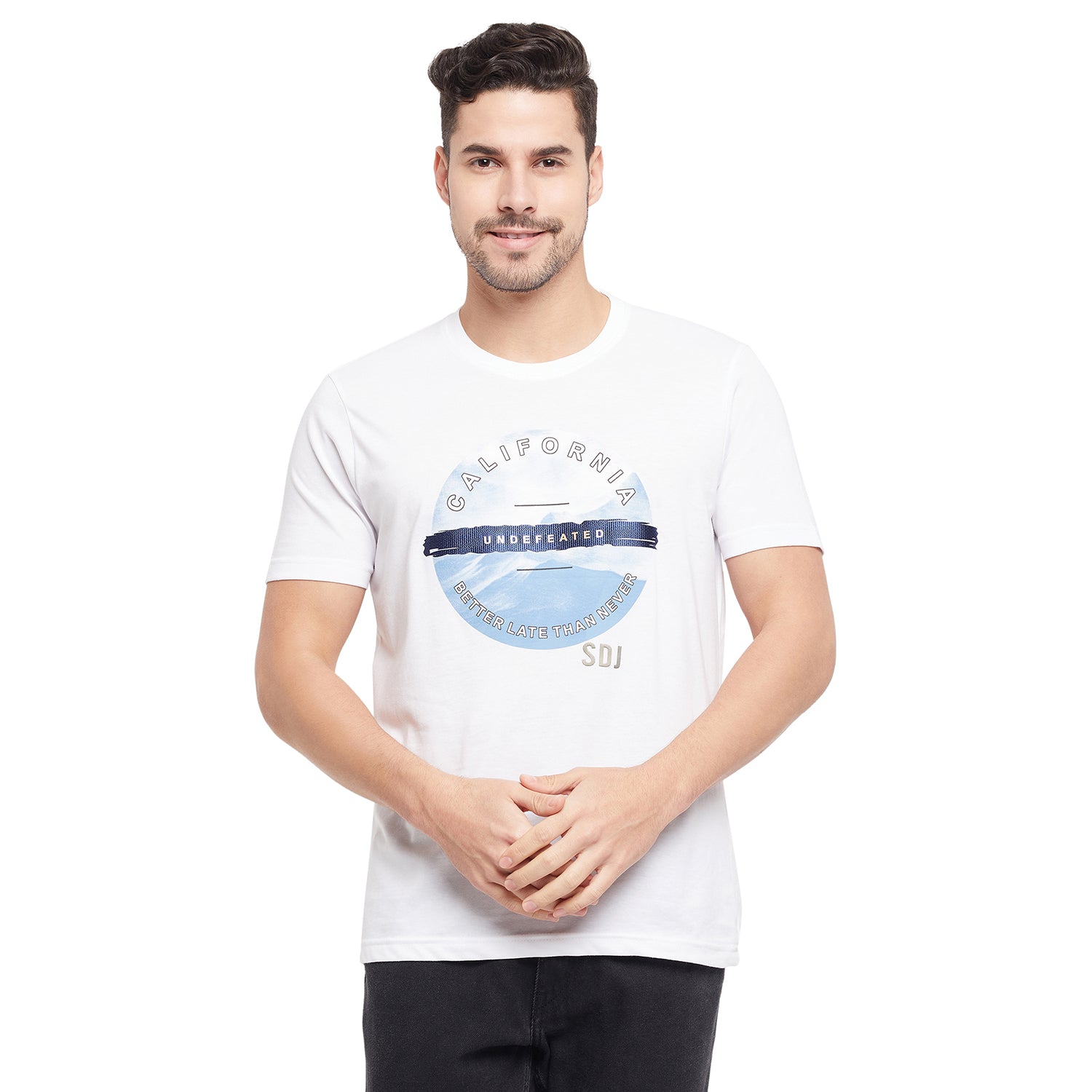 Duke Stardust Men Half Sleeve Cotton T-shirt (LF5867)