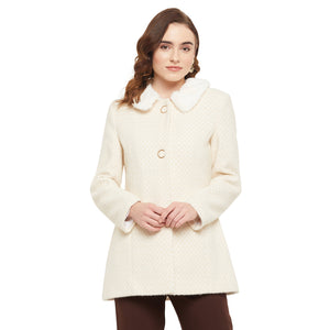 Duke Stardust Women Collared Neck Coat (SDZC106)