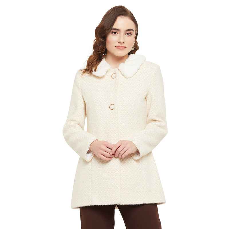 Duke Urban Women Collared Neck Coat (SDZC106)